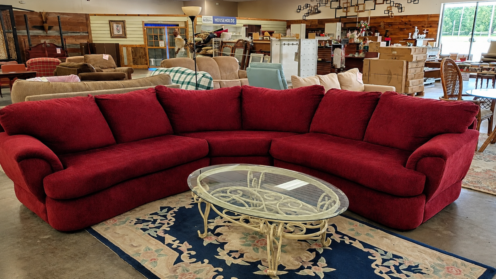 Furniture available at the Habitat ReStore