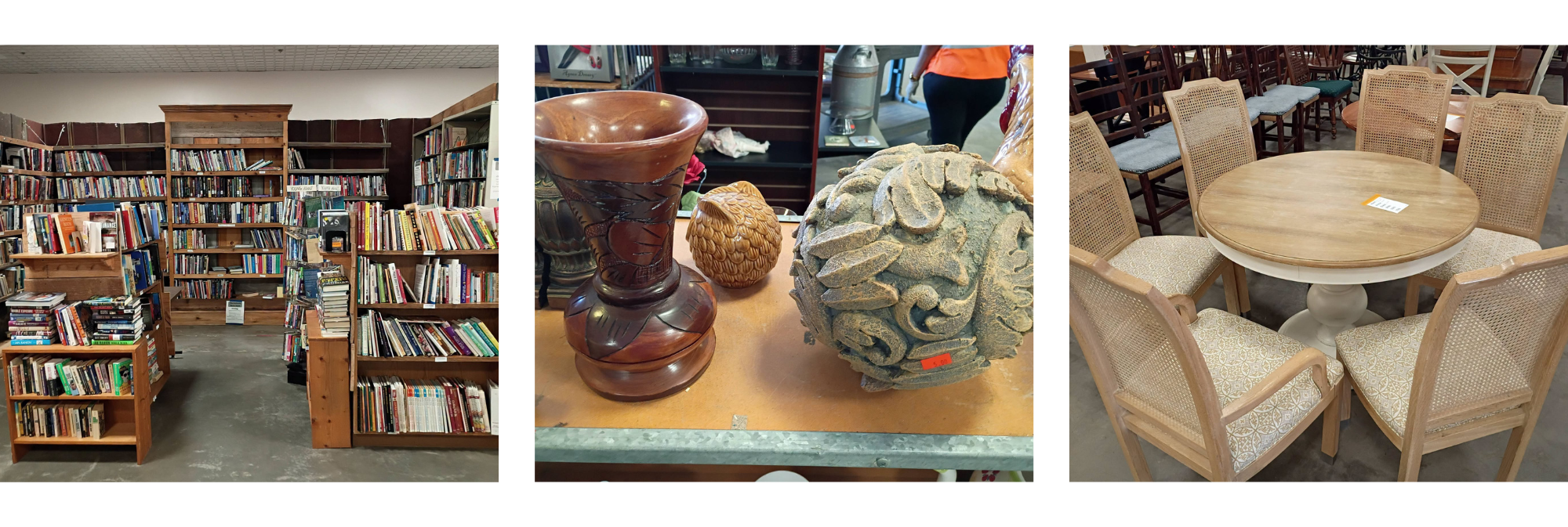 Items available for donation at the Habitat ReStore